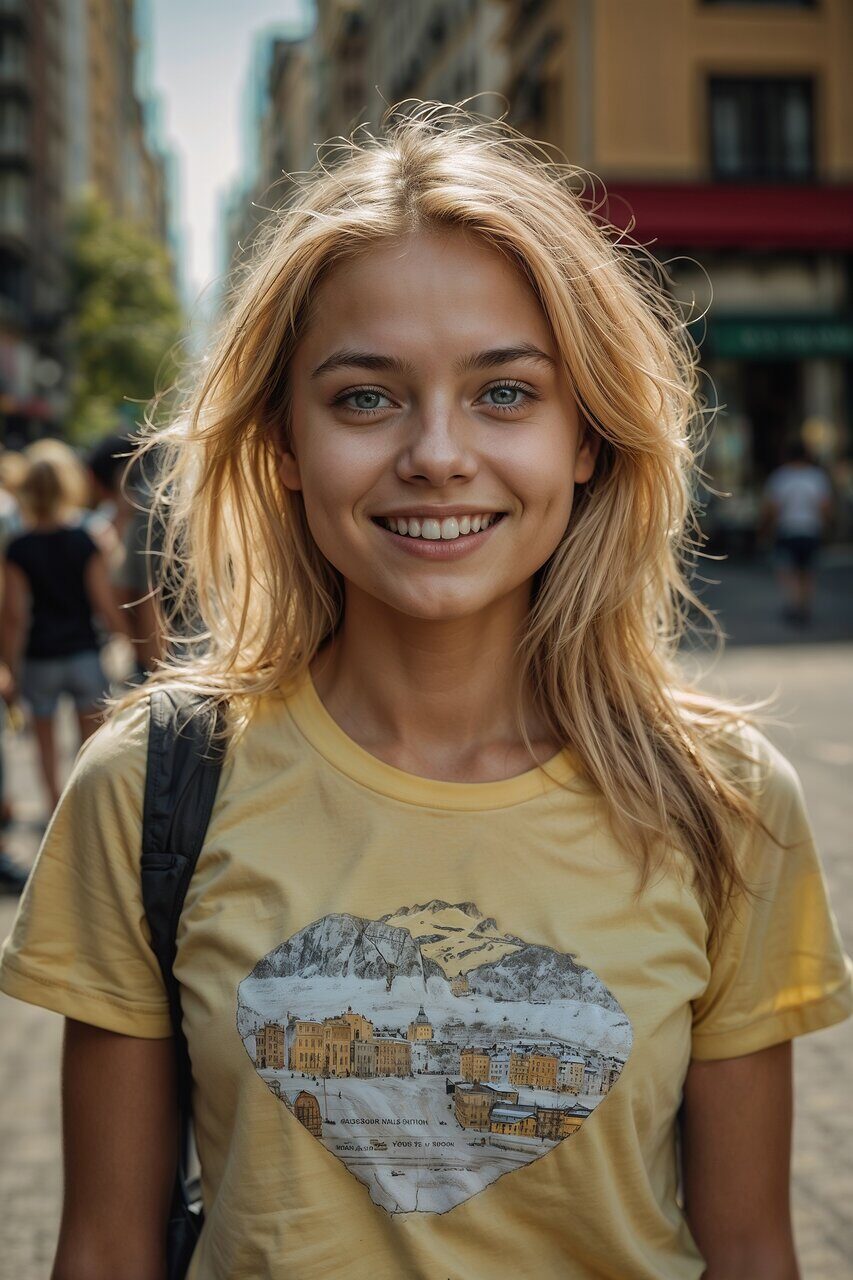 Студентка из большого города 2 Студентка из большого города 2. Фотореалистичное изображение. Рисует нейросеть. Leonardo AI