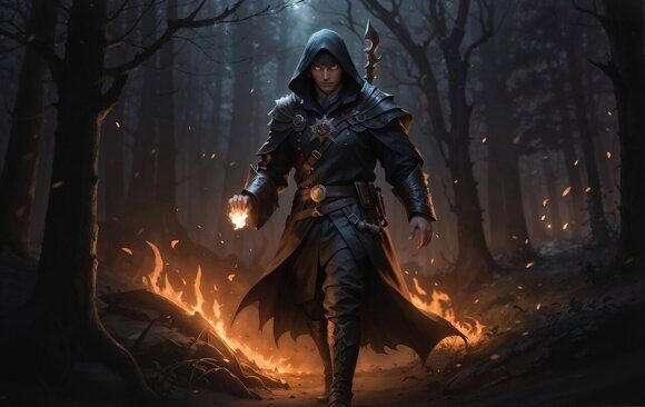 Чернокнижник 1 Чернокнижник 1. Рисует нейросеть. Leonardo AI