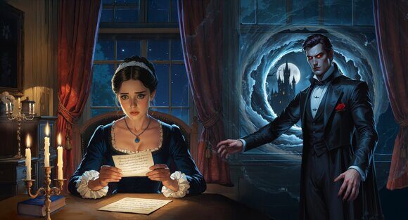 Письмо из Трансильвании Письмо из Трансильвании. Рисует нейросеть. Leonardo AI